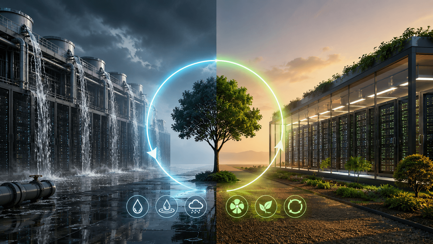 The Water Problem Is an Architecture Problem: Why Zero-Water AI Means Staying Small