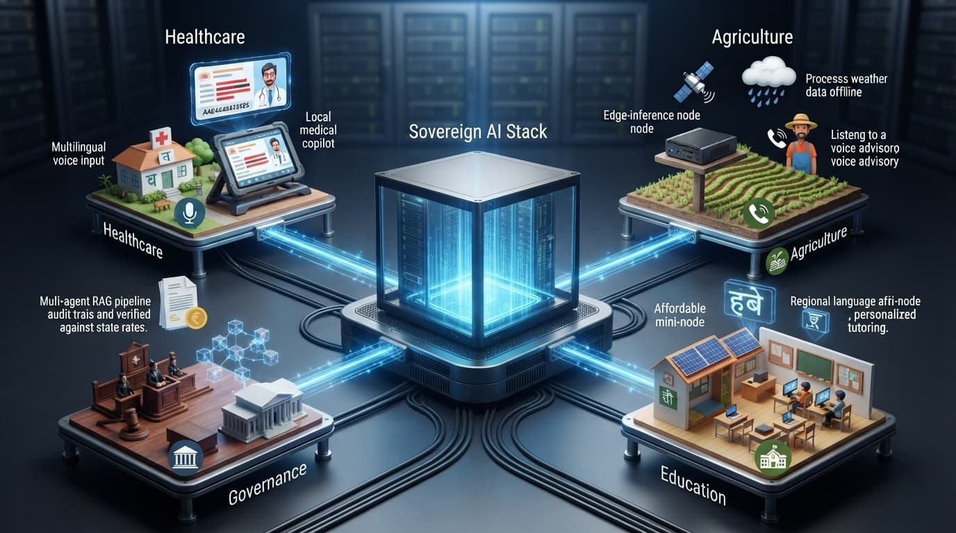 Harnessing Open & Sovereign AI: How to Empower India's Core Industries